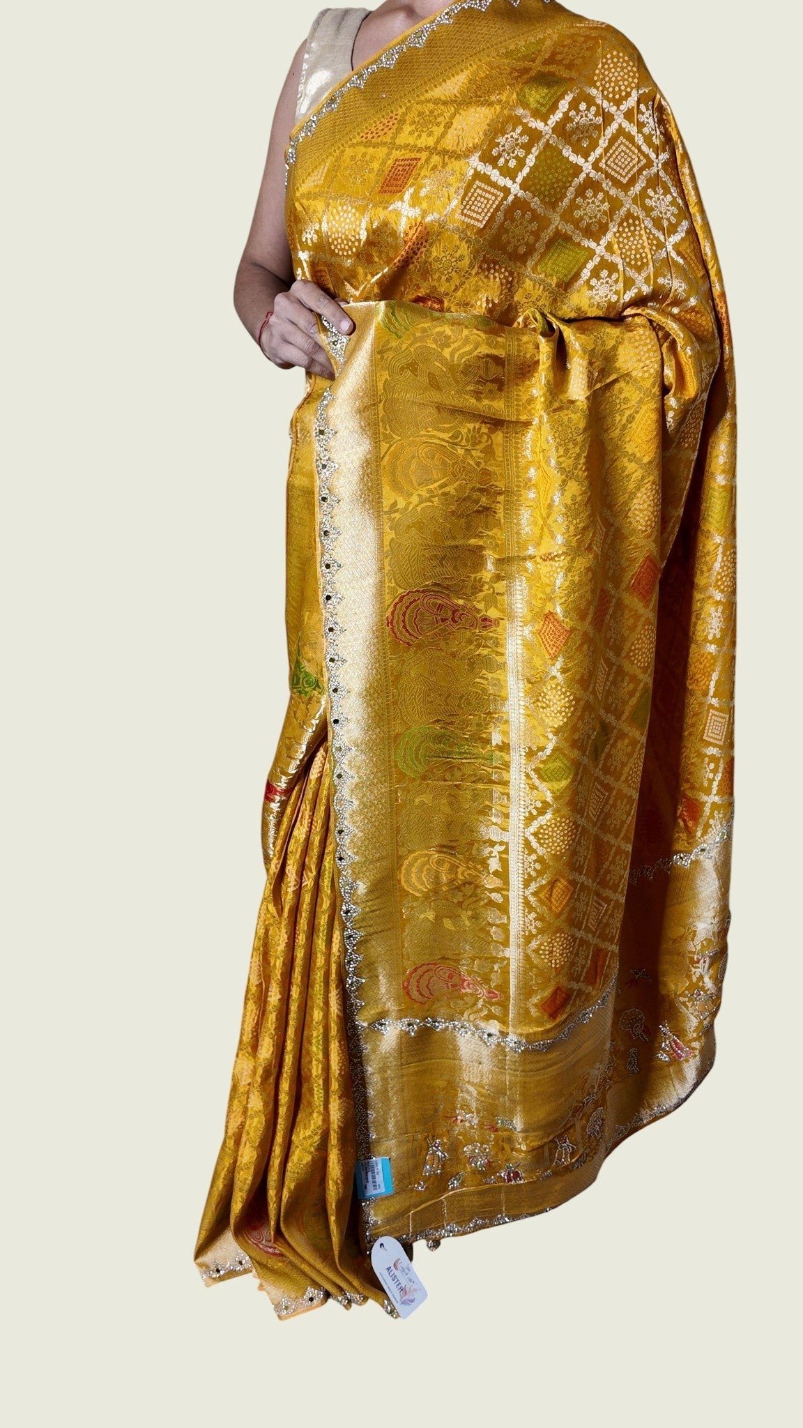 Saffron Regal Exquisite Elegance Saree