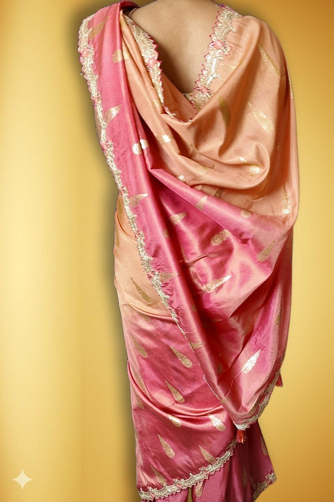 Blush Regal Opulent Graceful Saree