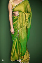 Emerald Radiant Opulent Elegance Saree