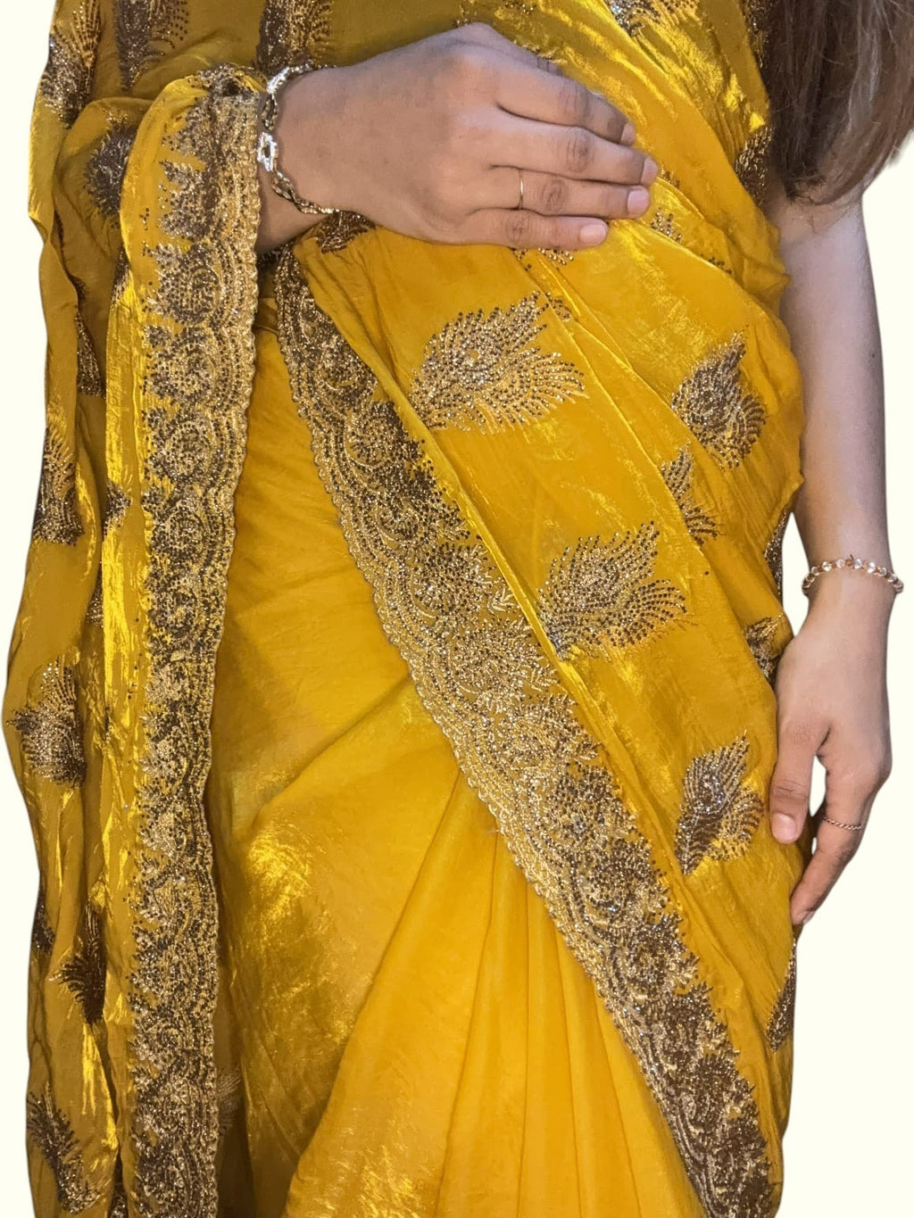 Saffron Regal Opulent Heritage Saree
