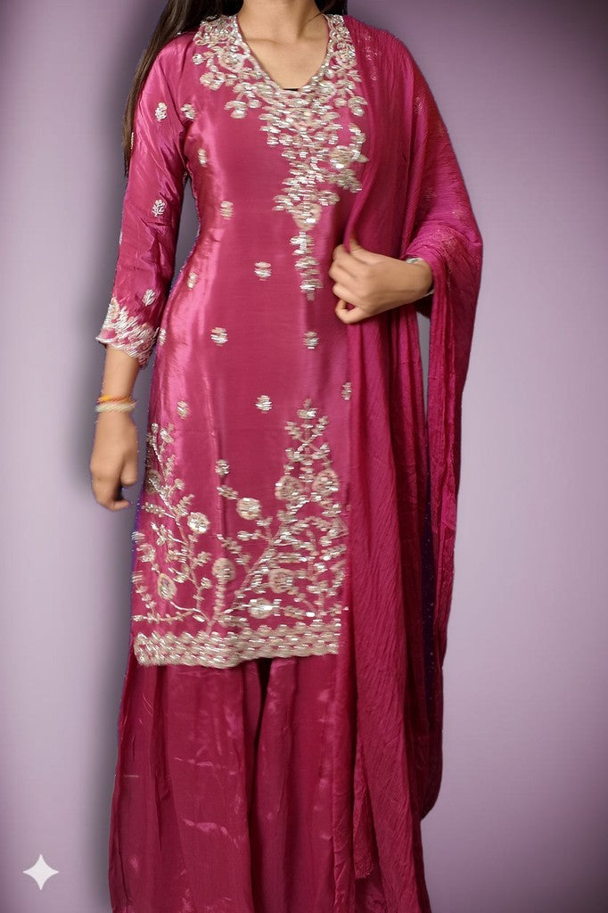 Fuchsia Regal Exquisite Elegance Suit
