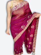 Bordeaux Regal Heritage Luxe Saree