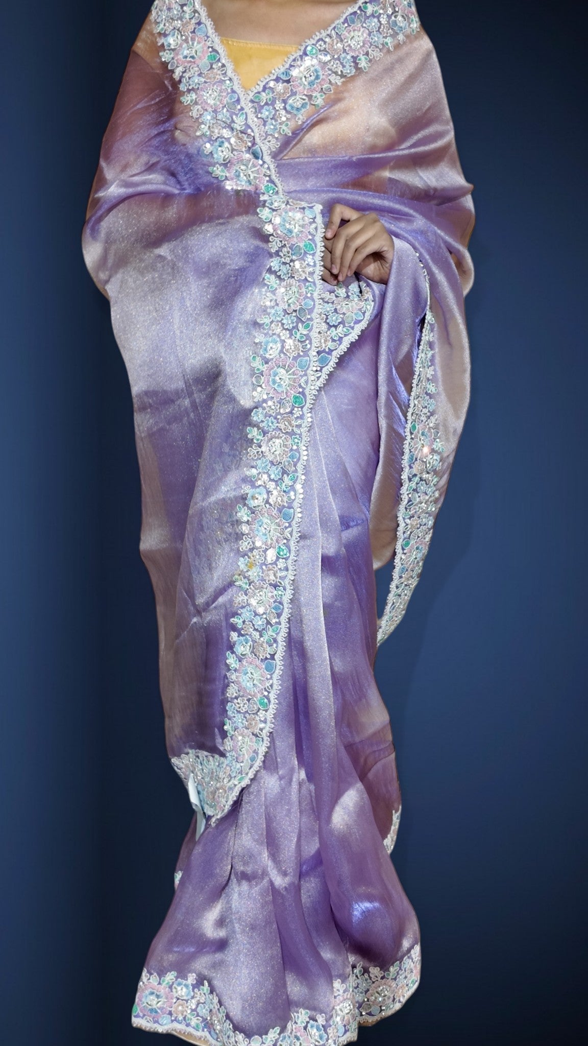 Orchid Regal Ethereal Elegance Saree