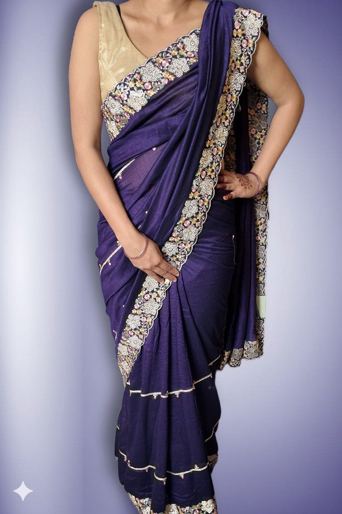 Sapphire Regal Exquisite Aura Saree