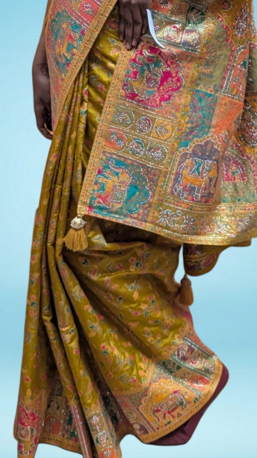 Saffron Regal Heritage Luxe Saree