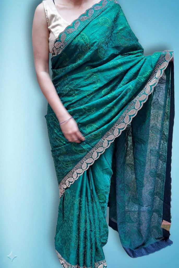 Emerald Regal Timeless Elegance Saree