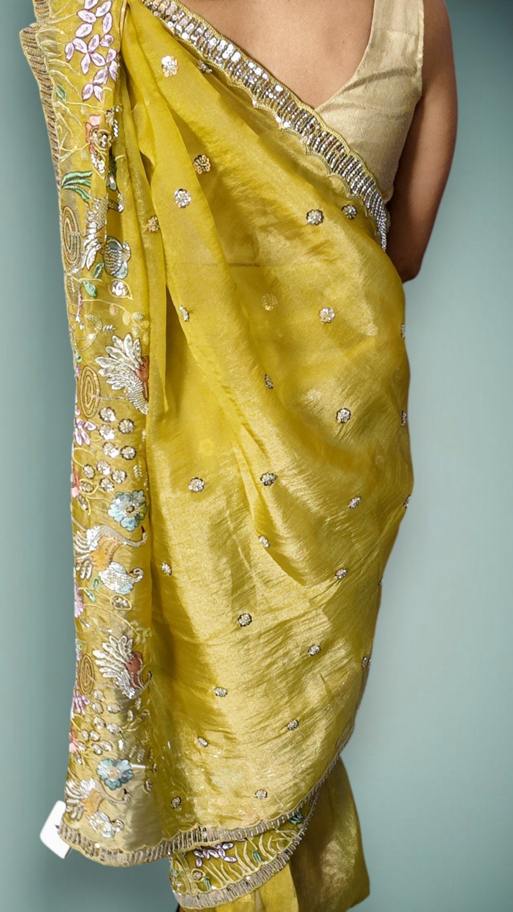 Saffron Regal Exquisite Couture Saree