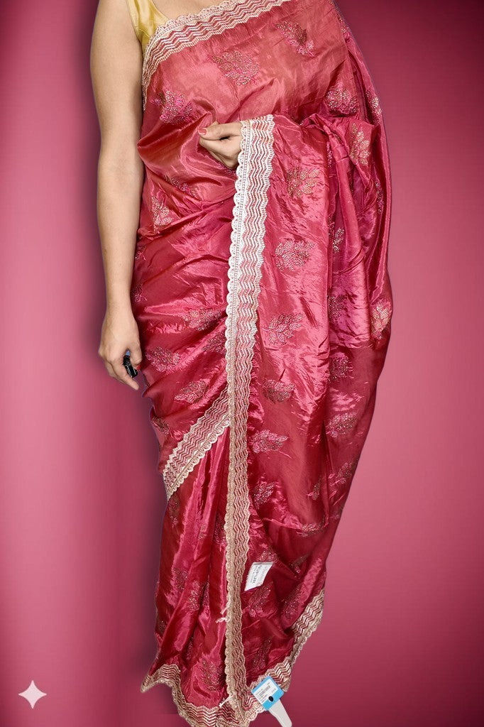 Fuchsia Regal Timeless Elegance Saree