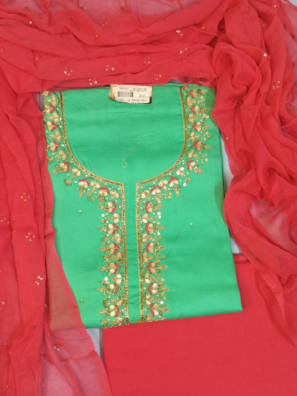 Emerald Regal Exquisite Festive Suit