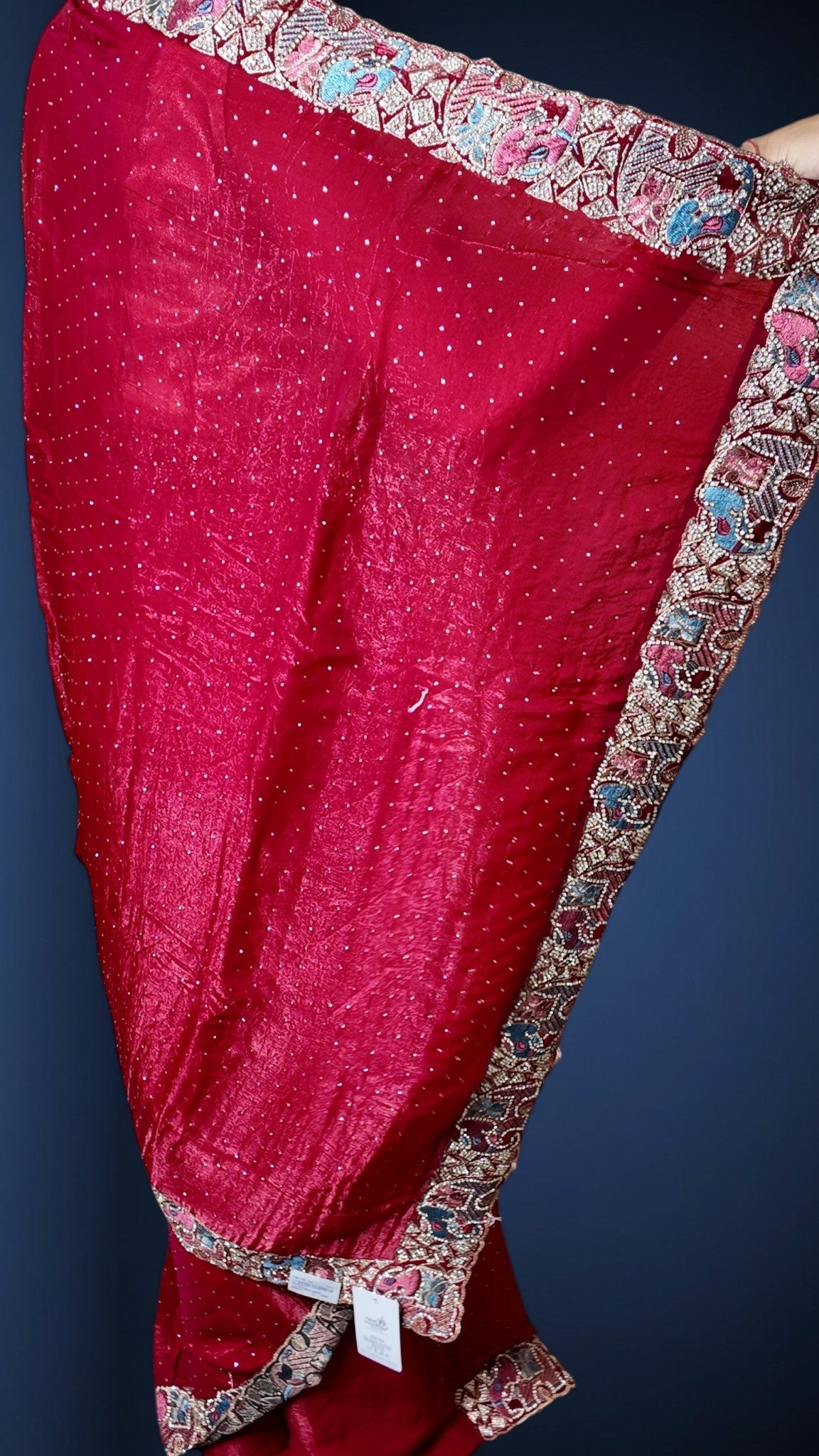 Bordeaux Regal Opulent Heritage Saree