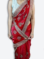 Crimson Regal Exquisite Heritage Saree