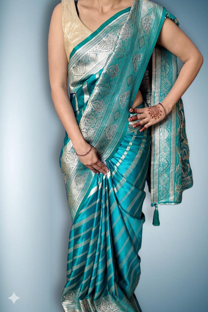 Emerald Regal Exquisite Heritage Saree