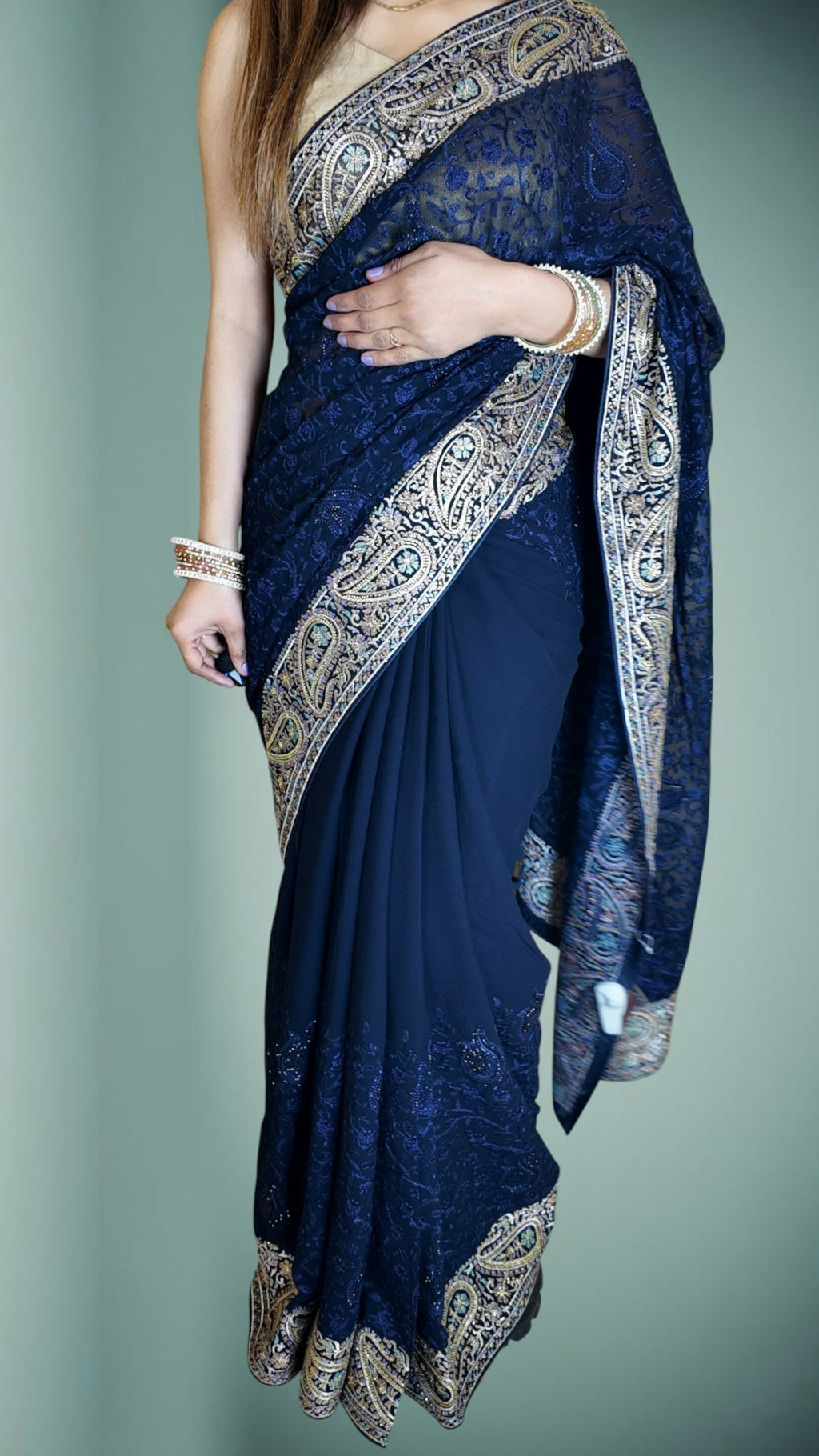 Emerald Regal Heritage Luxe Saree