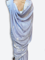 Azure Ethereal Regal Glamour Saree