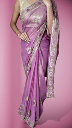 Orchid Regal Opulent Graceful Saree