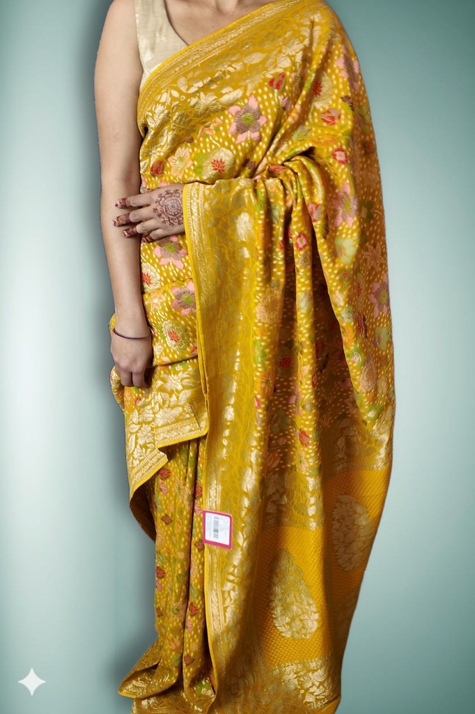 Saffron Regal Heritage Luxe Saree