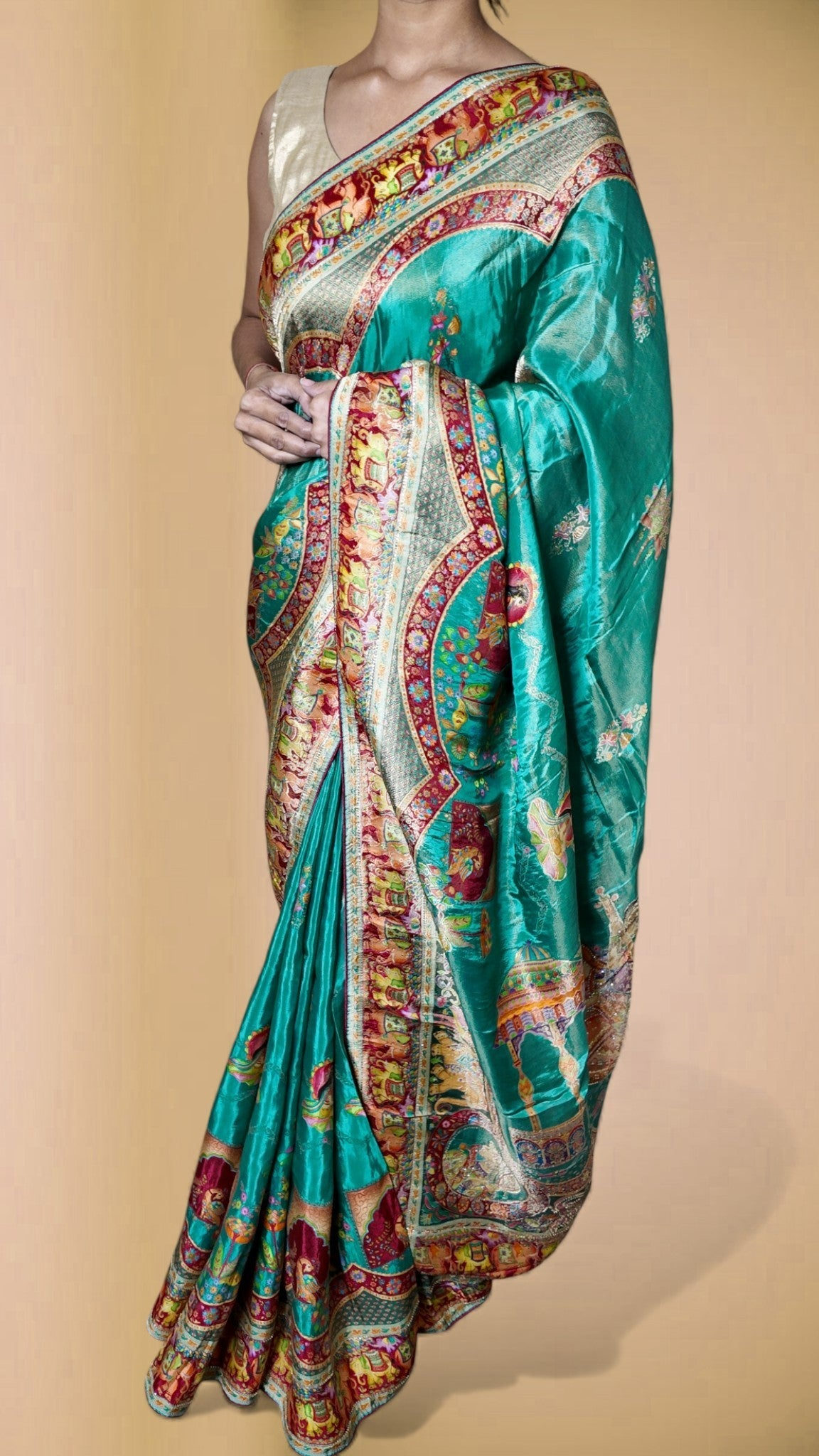 Jade Regal Heritage Luxe Saree