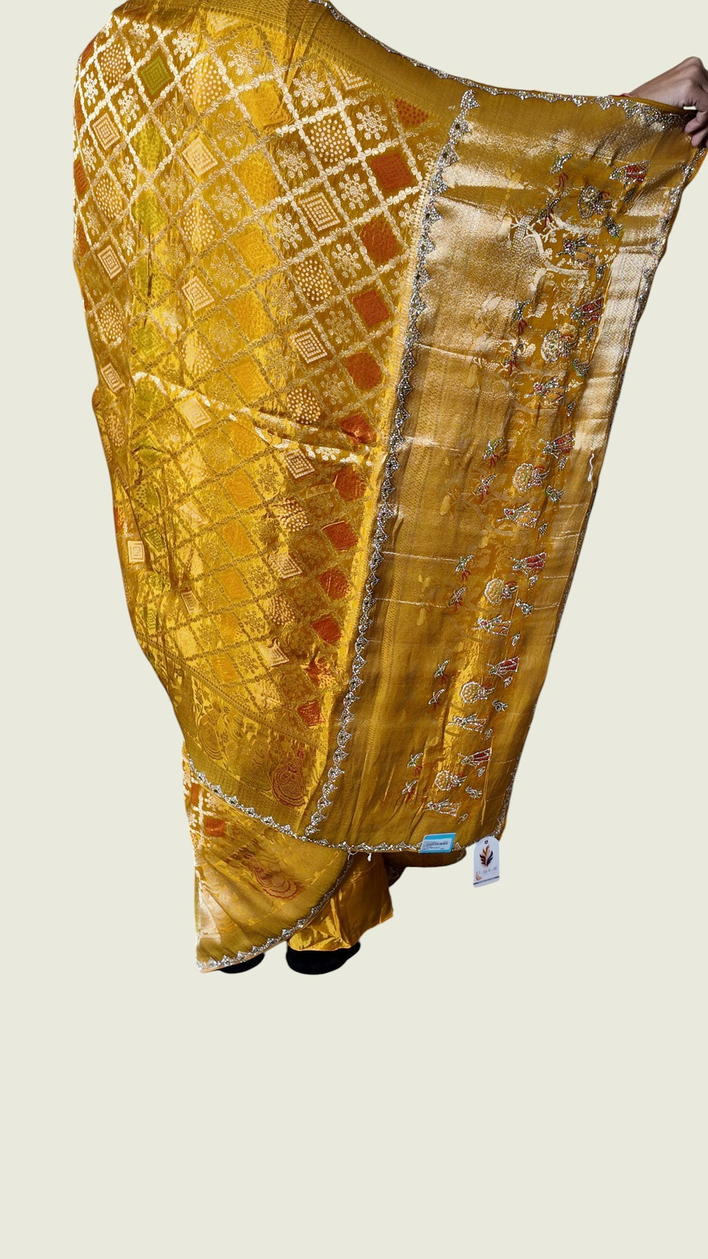 Saffron Regal Exquisite Elegance Saree