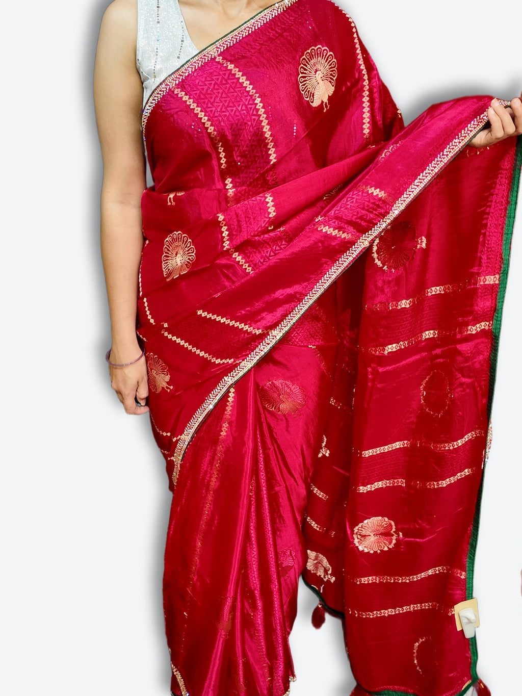 Fuchsia Regal Opulent Essence Saree