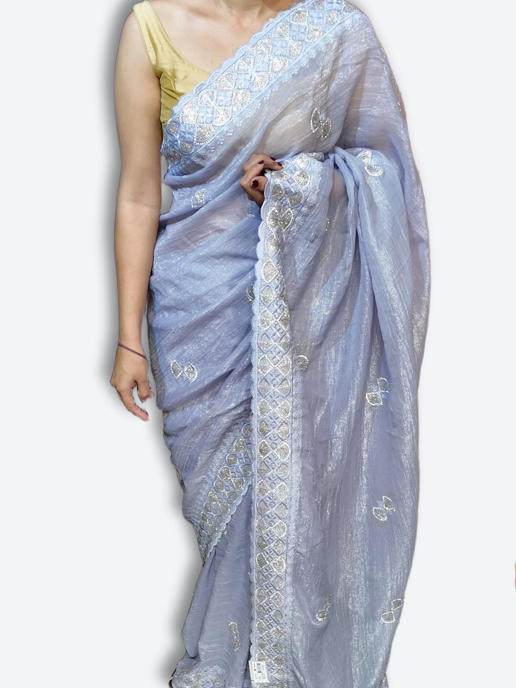 Azure Ethereal Regal Glamour Saree