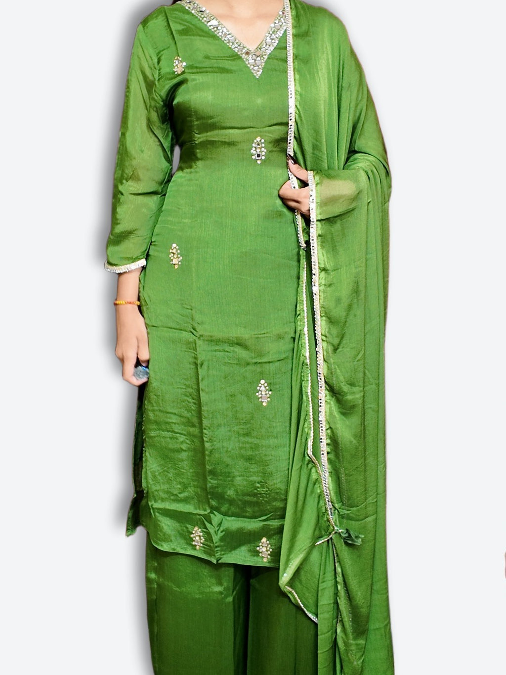 Emerald Regal Opulent Graceful Suit