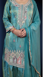 Turquoise Regal Timeless Elegance Suit