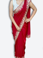 Fuchsia Regal Opulent Couture Saree