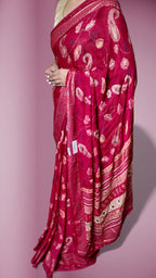 Fuchsia Regal Opulent Essence Saree
