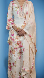 Ivory Ethereal Bloom Elegance Suit
