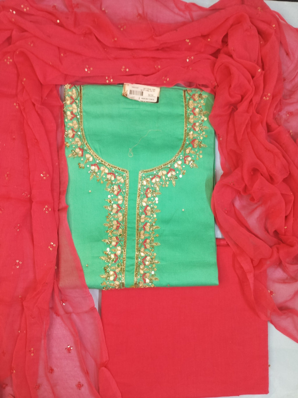 Emerald Regal Exquisite Festive Suit