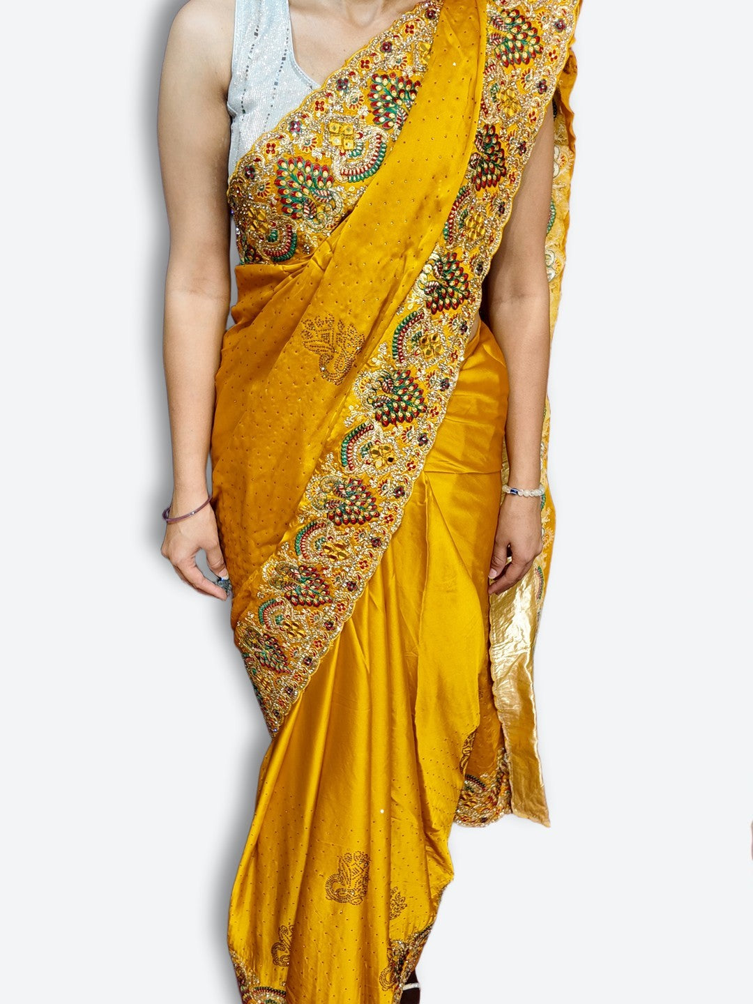 Saffron Regal Exquisite Heritage Saree