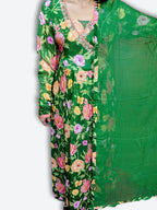 Emerald Regal Bloom Elegance Suit
