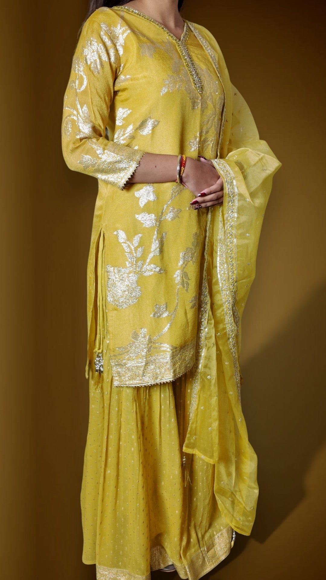 Saffron Regal Heritage Luxe Suit