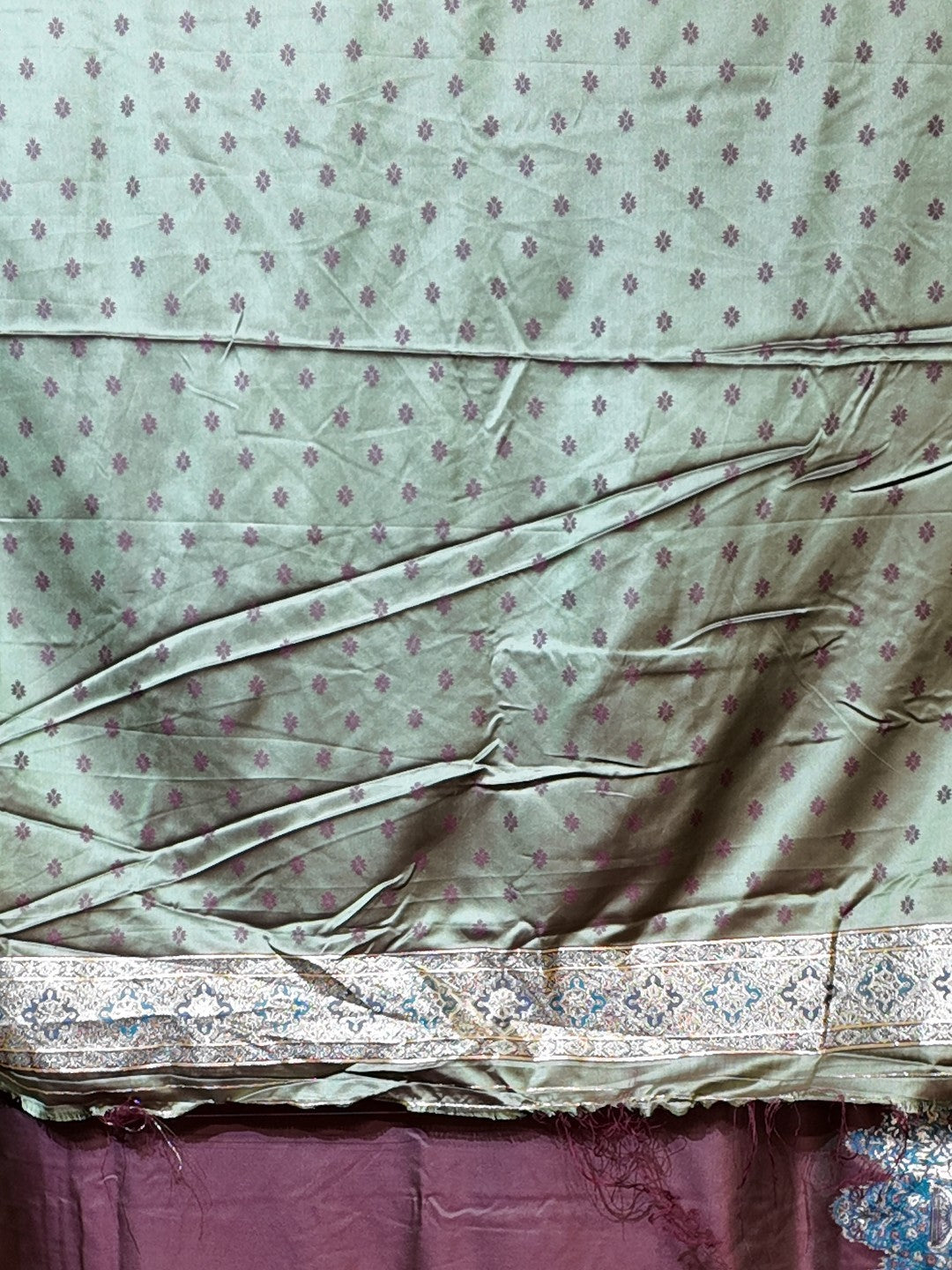 Sage Opulent Heritage Elegance Saree