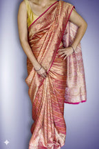 Champagne Regal Opulent Heritage Saree