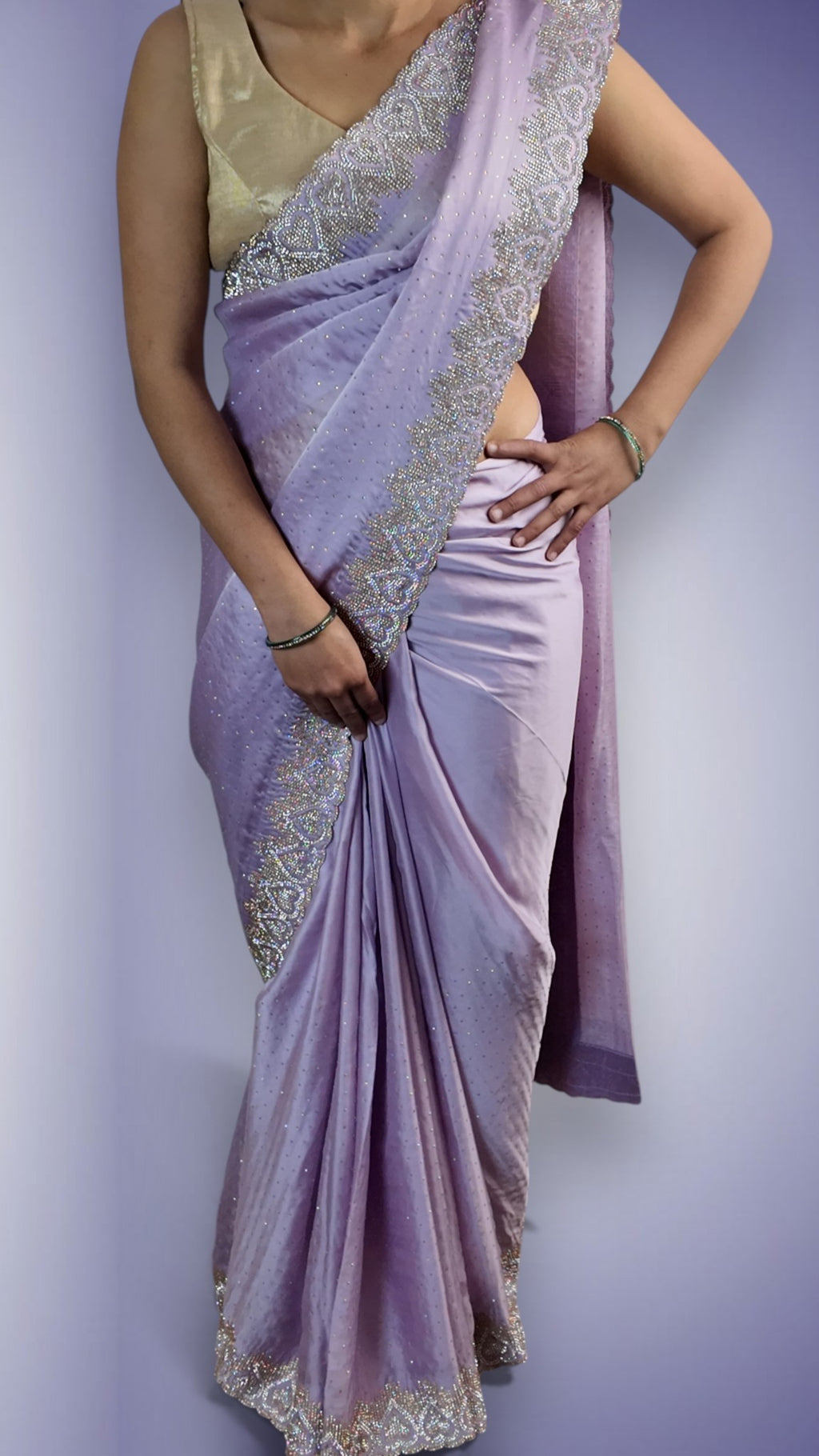 Sapphire Regal Opulent Mystique Saree