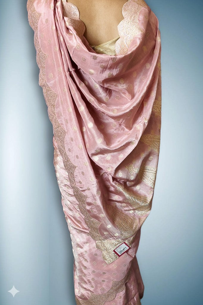 Blush Regal Timeless Elegance Saree