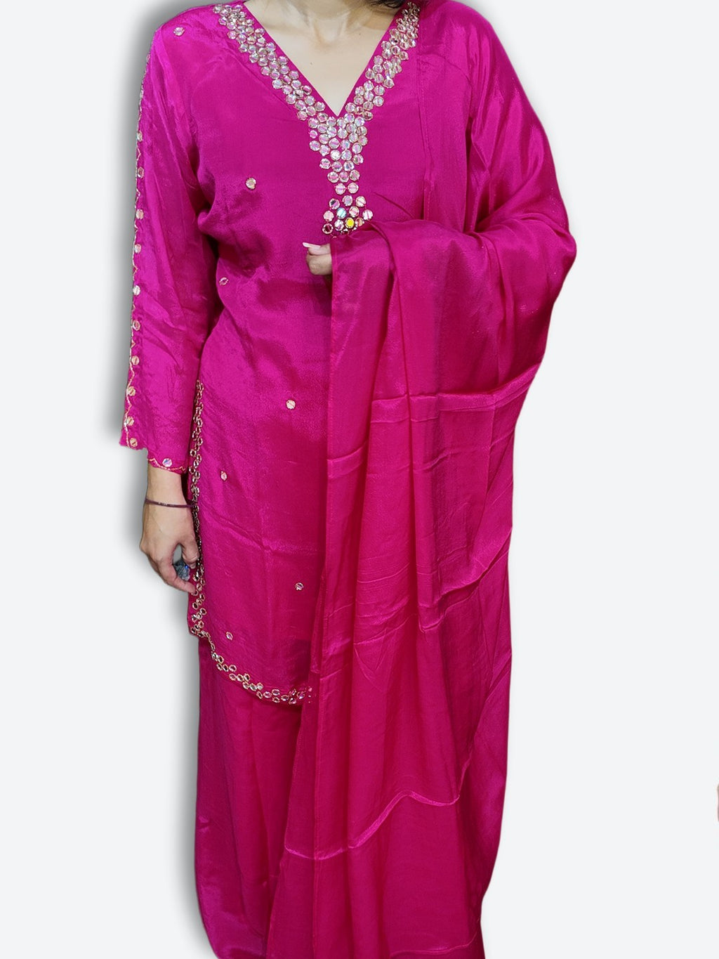 Fuchsia Radiant Regal Couture Suit