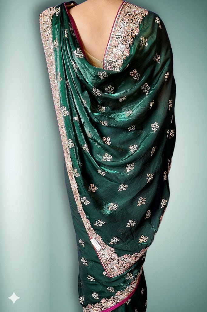 Crimson Regal Exquisite Heritage Saree