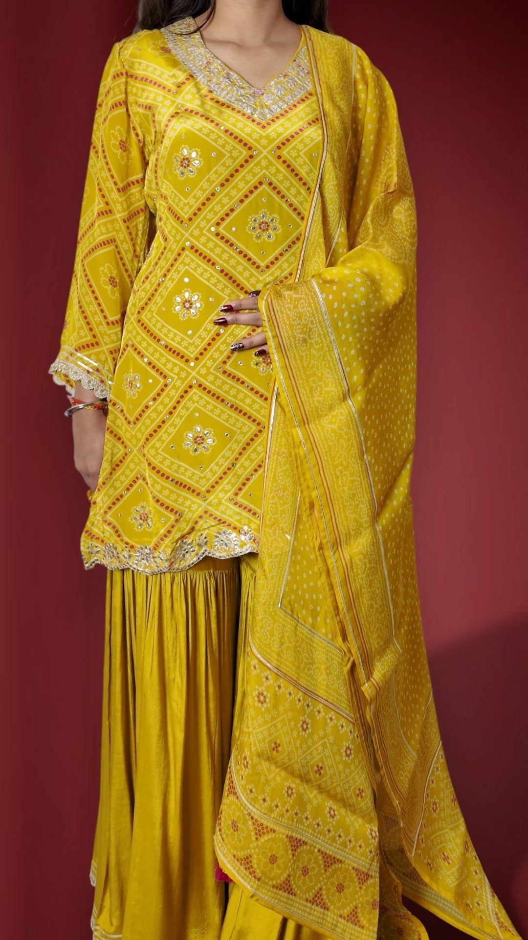 Saffron Regal Opulent Festive Suit