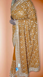 Saffron Regal Opulent Couture Saree