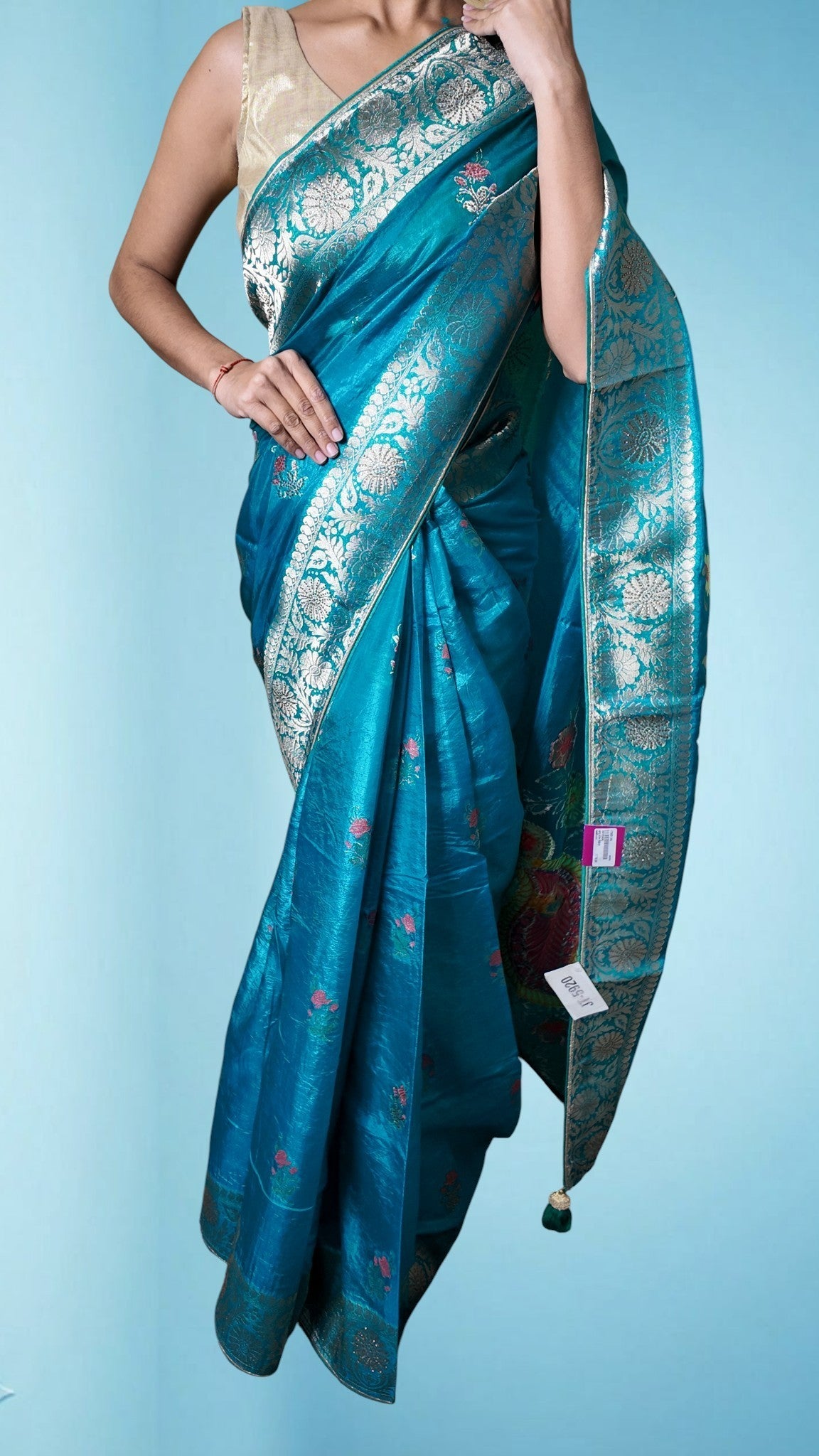 Azure Regal Opulent Heritage Saree