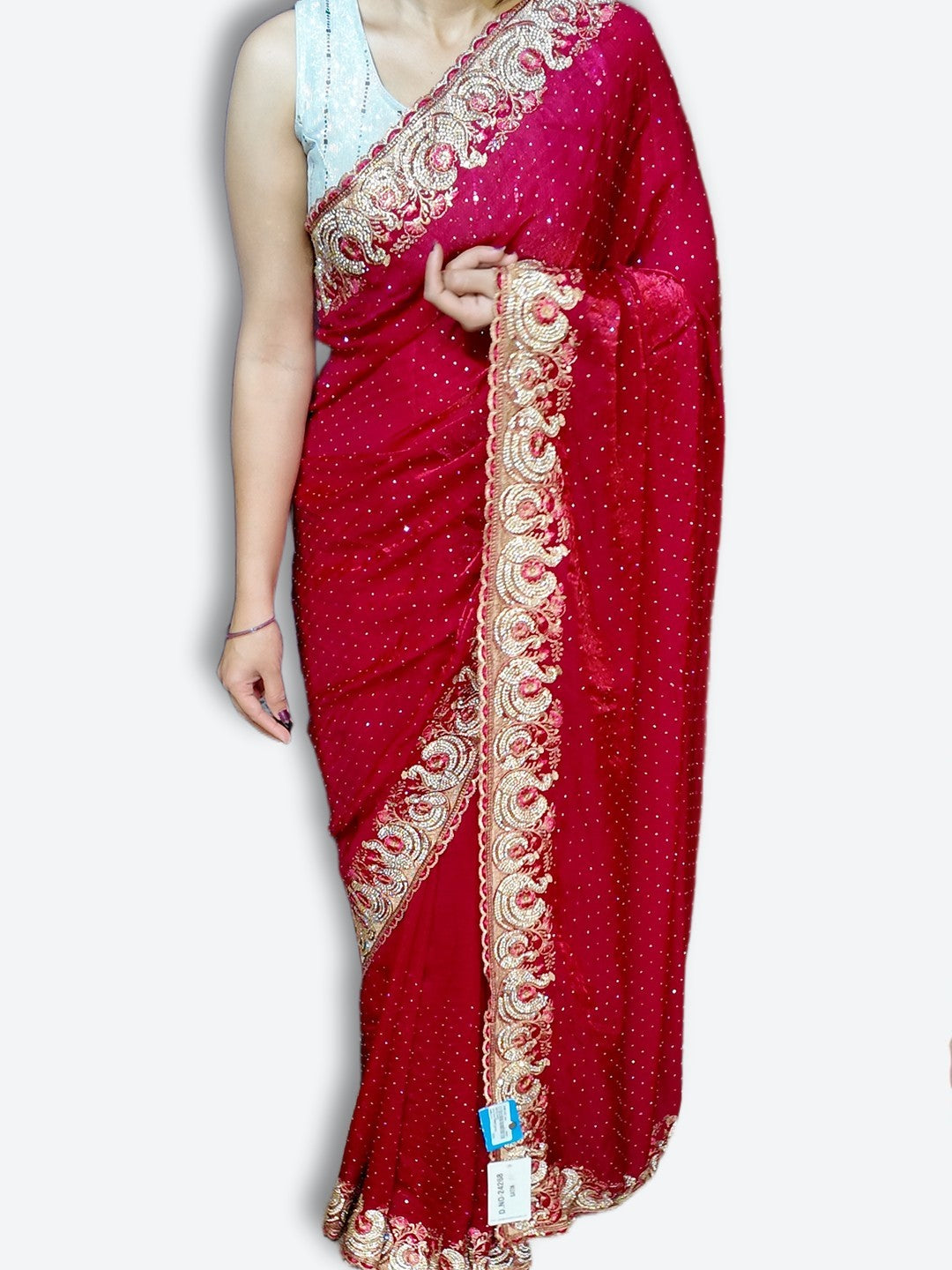 Fuchsia Regal Opulent Couture Saree