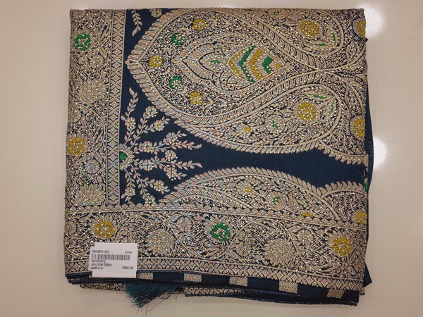 Intricate Artisan Crafted Saree with Lush Embroidery",