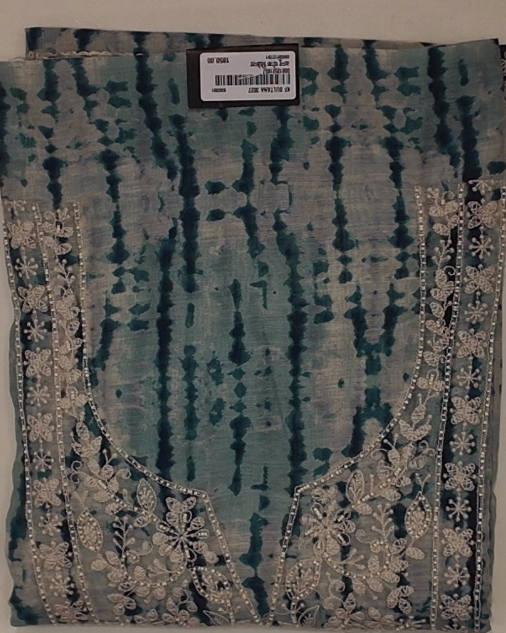 Artistry in Threads: Exquisite Tie-Dye Unstitched Suit",