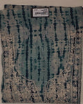 Artistry in Threads: Exquisite Tie-Dye Unstitched Suit",