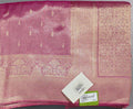 Majestic Pink Banarasi Silk Saree with Ornate Gold Woven Patterns",