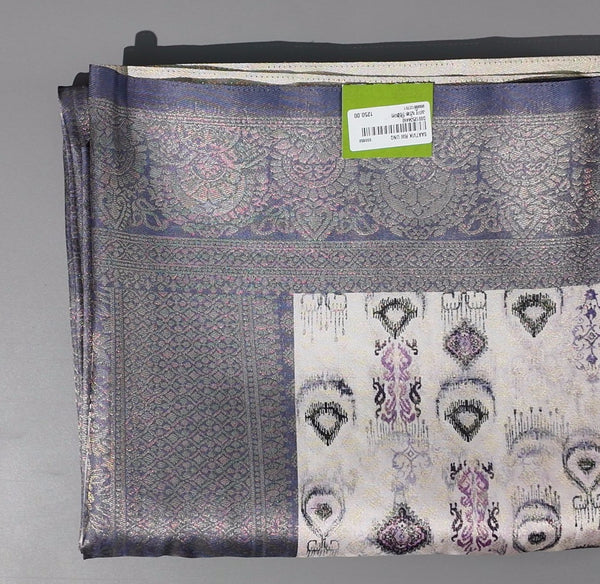 Mystical Dawn Banarasi Saree with Luminous Motifs",