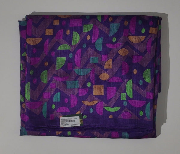 Vivid Geometric Charm: Vibrant Saree for All Occasions",