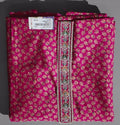Vibrant Magenta Floral Unstitched Suit with Intricate Embroidery